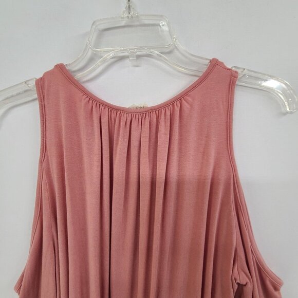 Anthropologie 143 Story Women's Cold Shoulder  Long Sleeve Top Pink Size S Boho - Picture 5 of 6